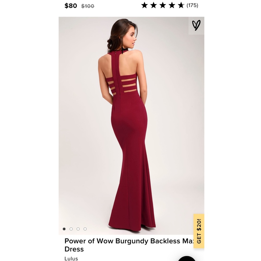LULUS MAXI FORMAL DRESS